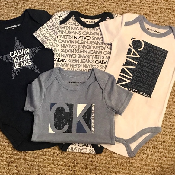 calvin klein baby romper